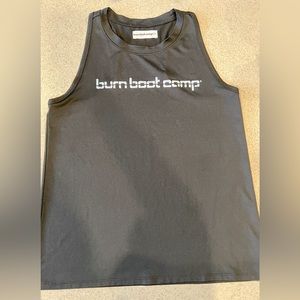 Burn boot camp racer back tee